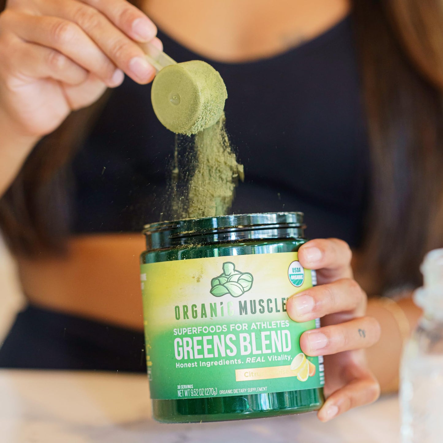 Organic Muscle Super Greens Powder 30 Servings