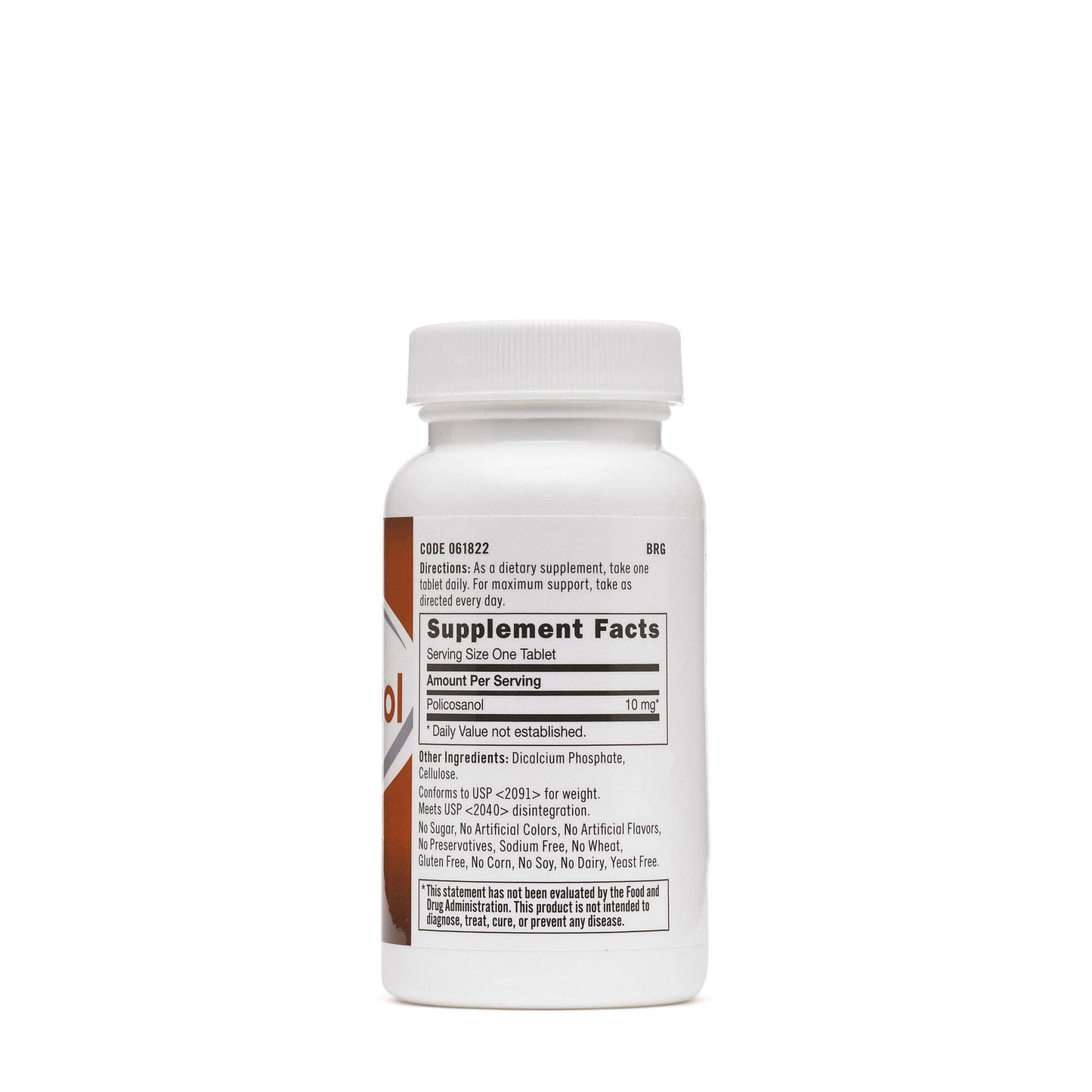 GNC Policosanol 10 mg Tablets, 60 Count