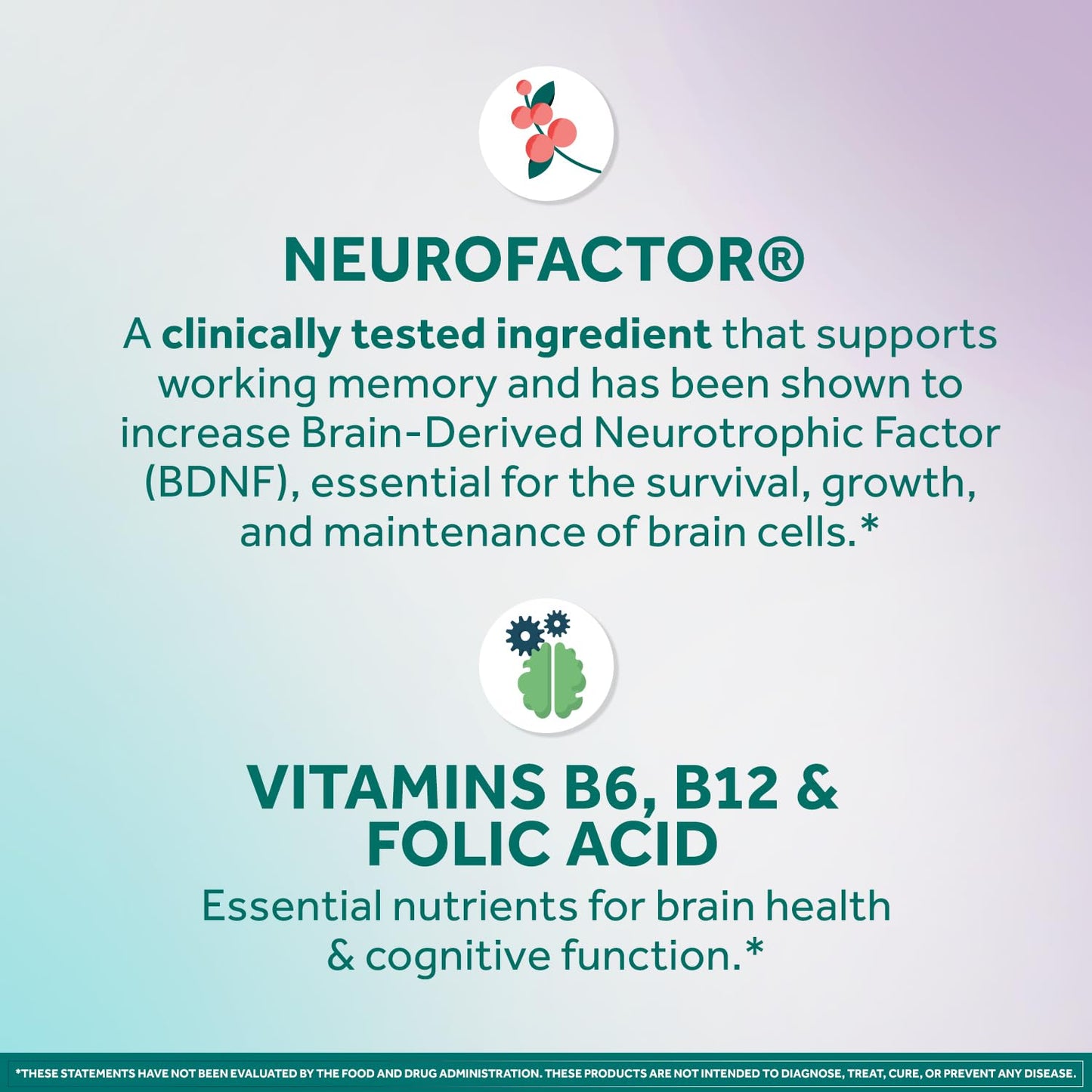 NEURIVA Memory 3D Brain Supplement 100 Capsules