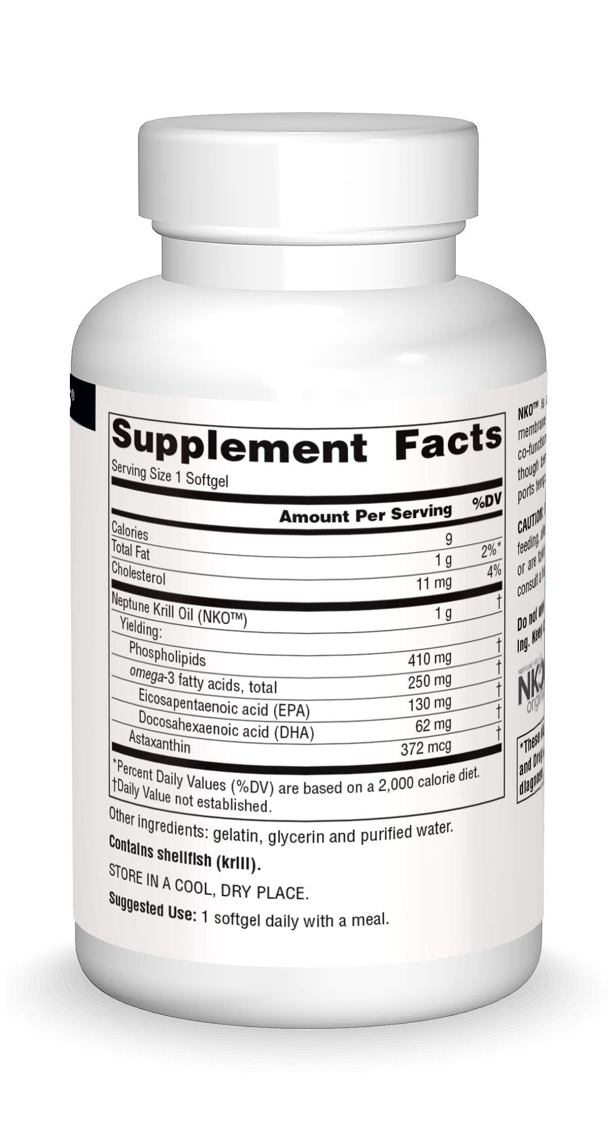 Source Naturals NKO Neptune Krill Oil Softgels, Supports Heart Health and Cell Membrane Integrity*, 90 Softgels