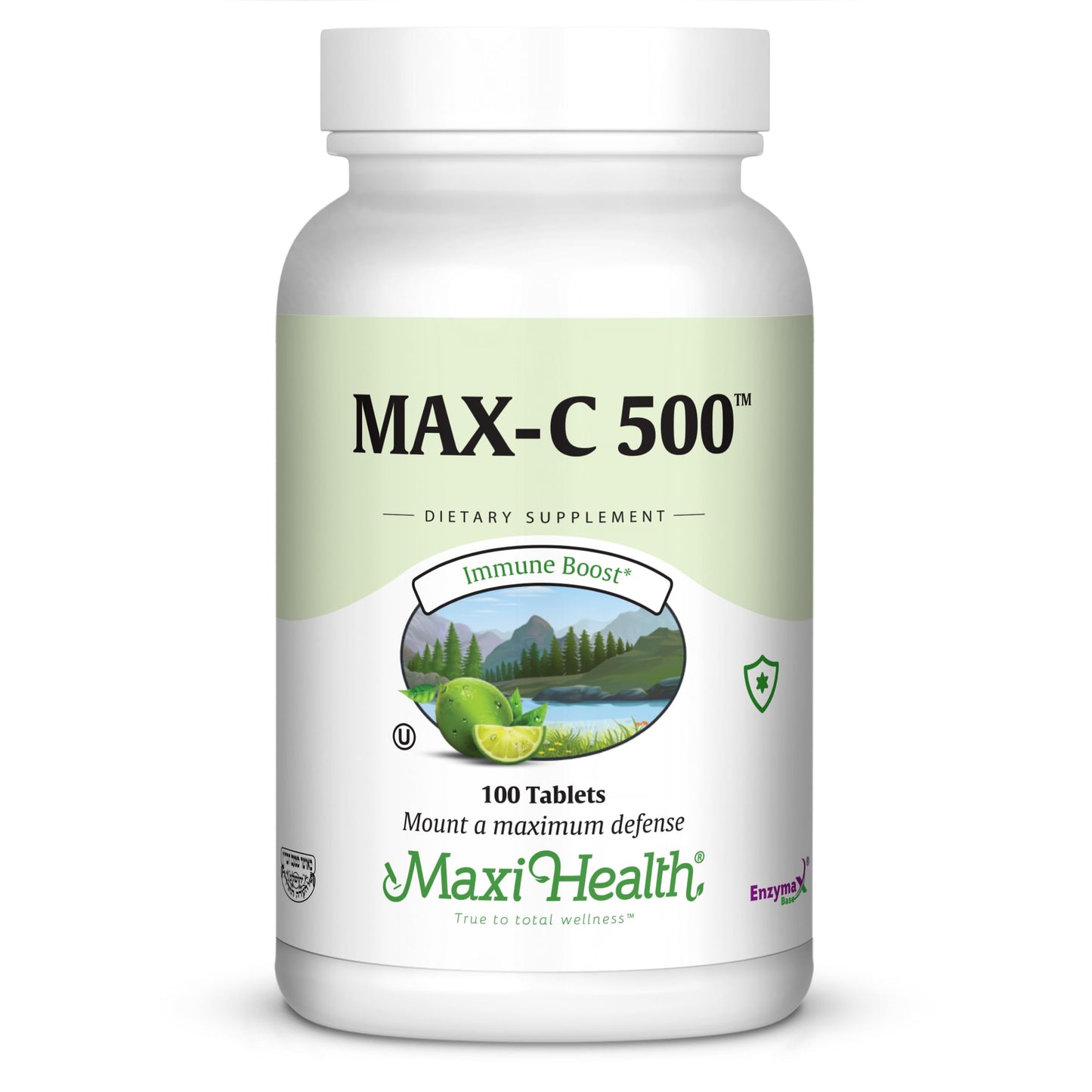 Maxi Health Maxi-C 500 Vitamin C Supplement Tablets, 100 Tablets