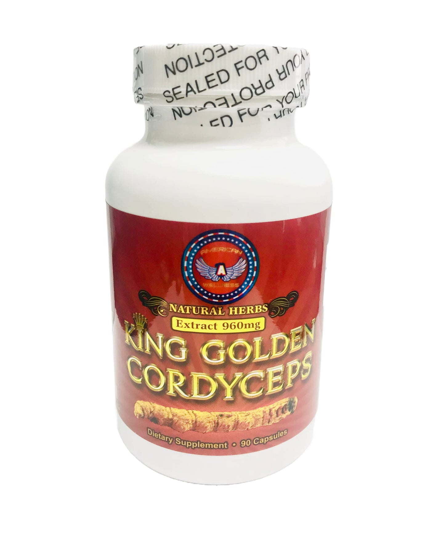TOPNaturePlus King Golden Cordyceps Capsule 1 Count