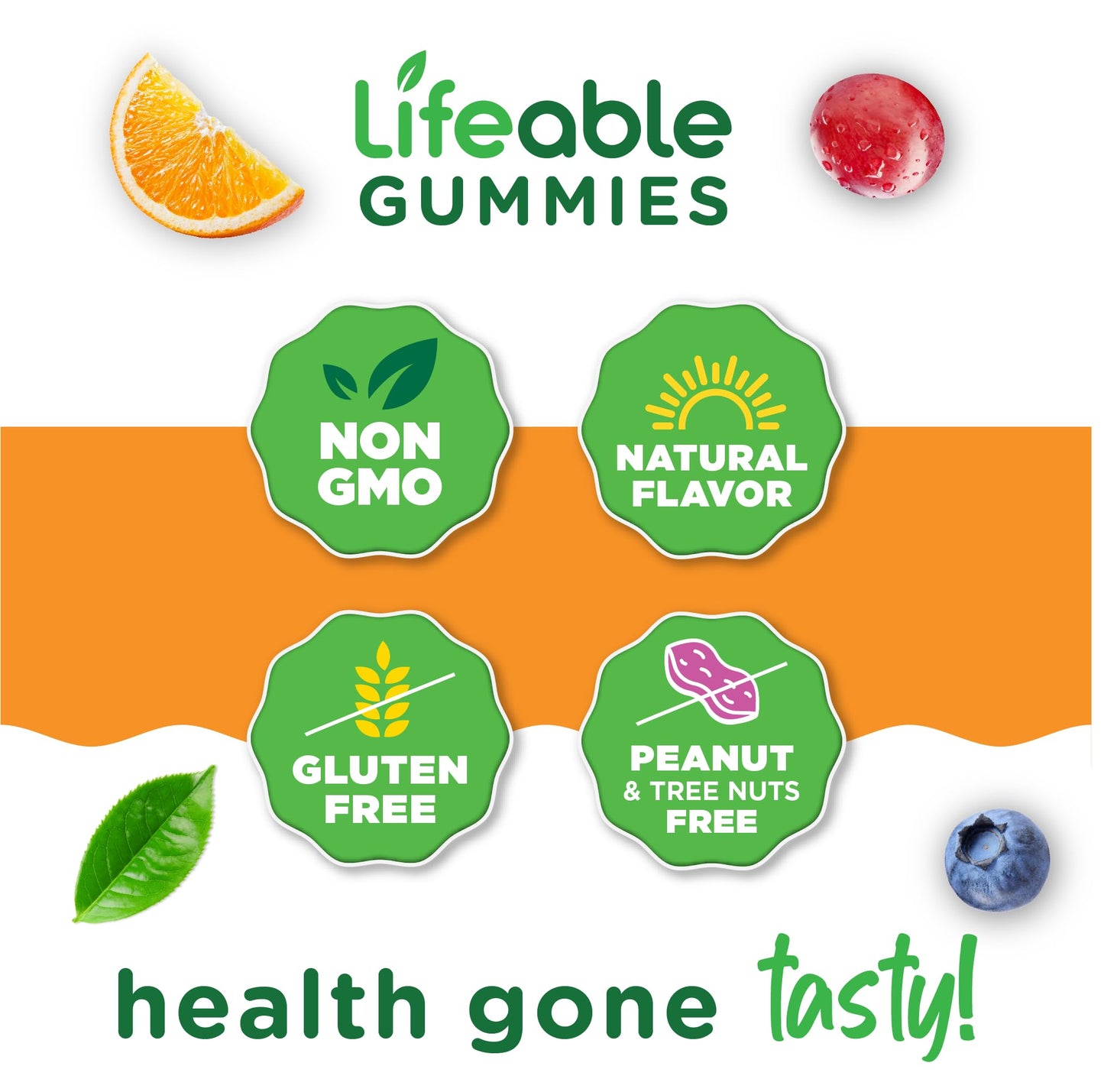 Lifeable Collagen Peptides Gummies 90 Count