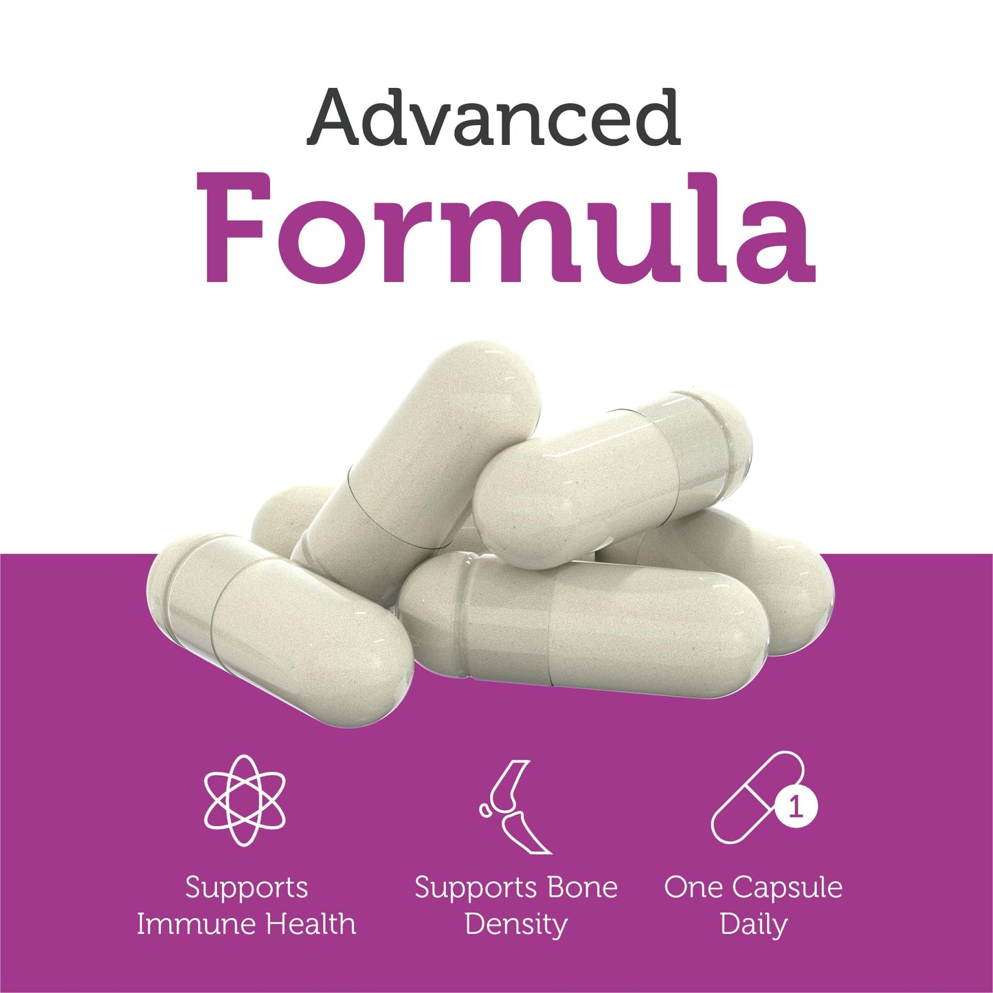 Zahler Vitamin D3 & K2, 60 Capsules