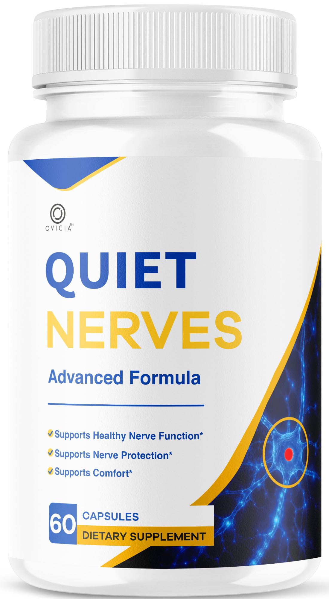 OVICIA Quiet Nerves Advanced Formula Capsules 60 Count