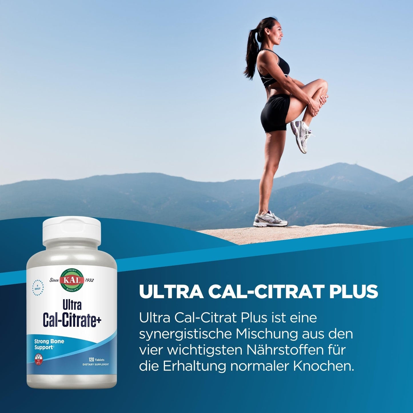 KAL Ultra Calcium Citrate Plus Tablets 120