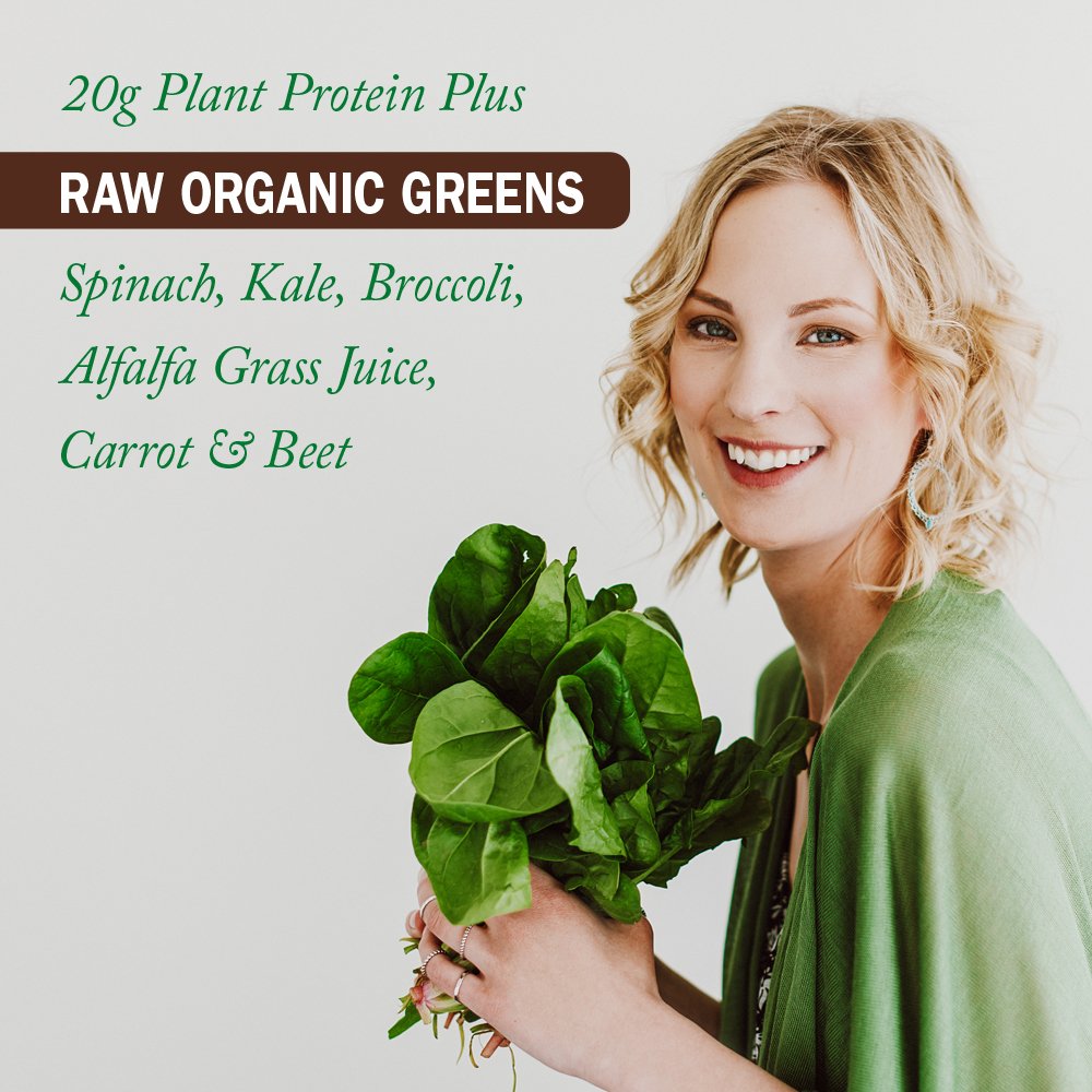 Garden of Life Raw Protein & Greens Chocolate Protein Powder, 20 Servings
