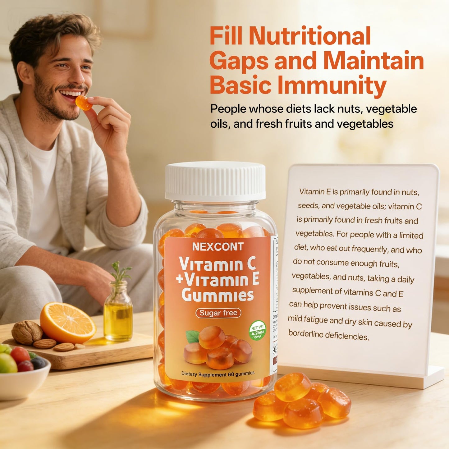 Oopeatol Vitamin C Gummies 60 Count