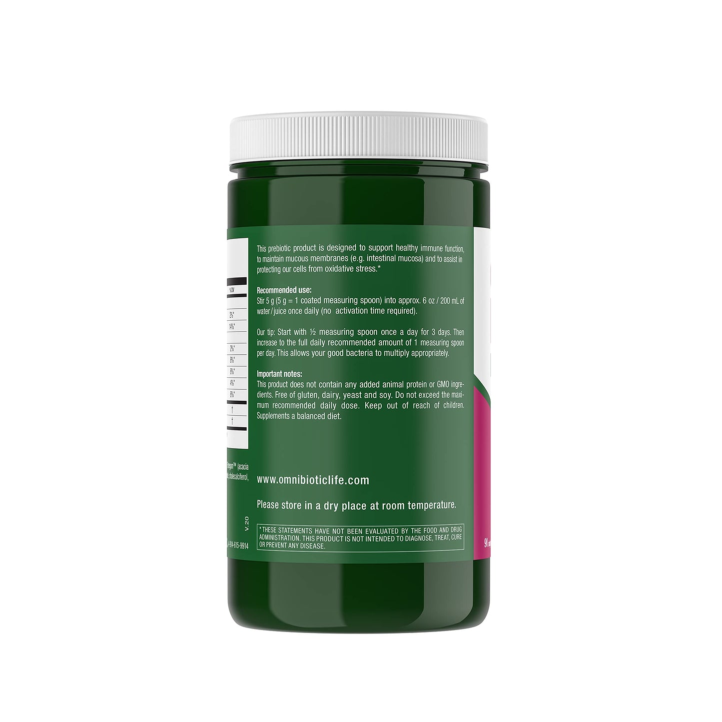 OMNi BiOTiC Omni-Logic Immune Prebiotic for Immunity Powder 15.9 Ounce