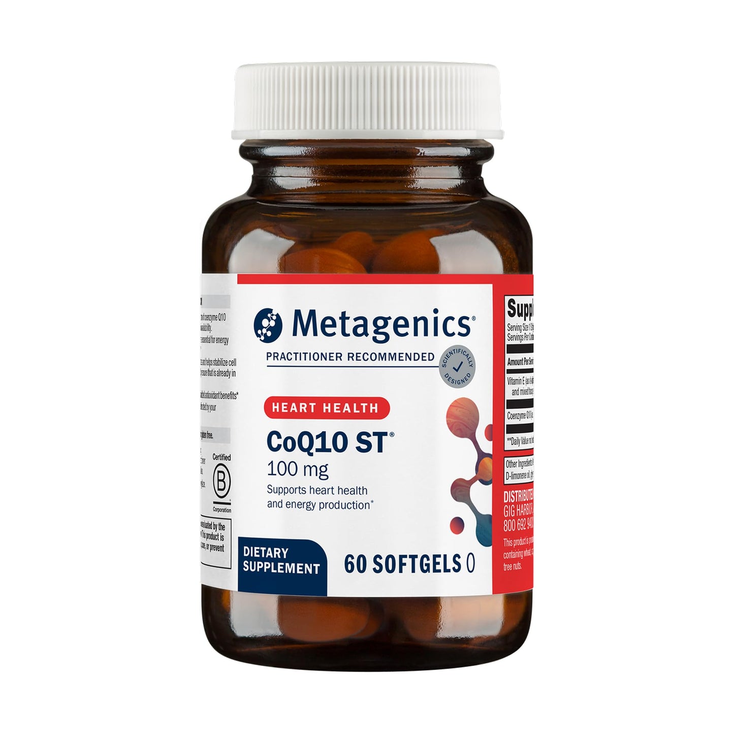 Metagenics CoQ10 ST-100 Softgel, 60 Count