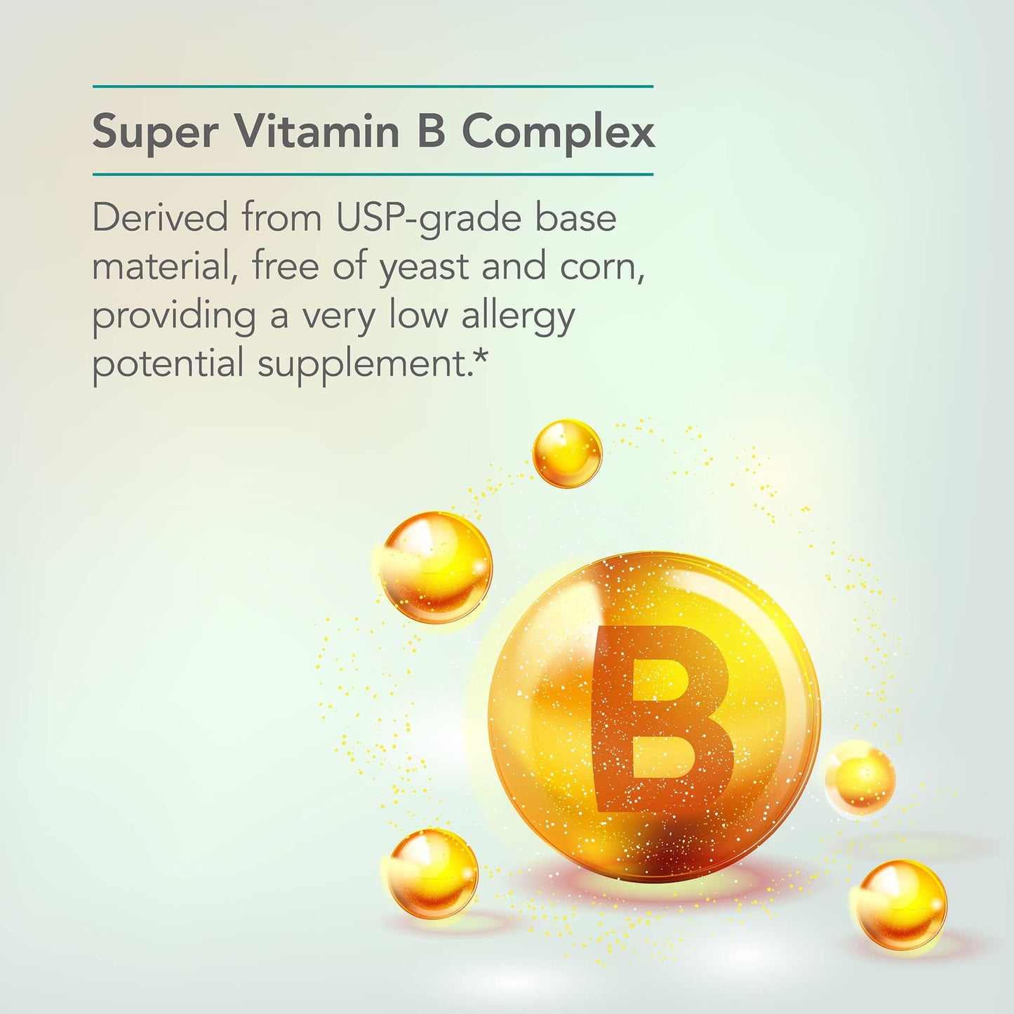 Allergy Research Group NutriCology Super B Vitamins - Complete B-Vitamin Complex, 120 Capsules