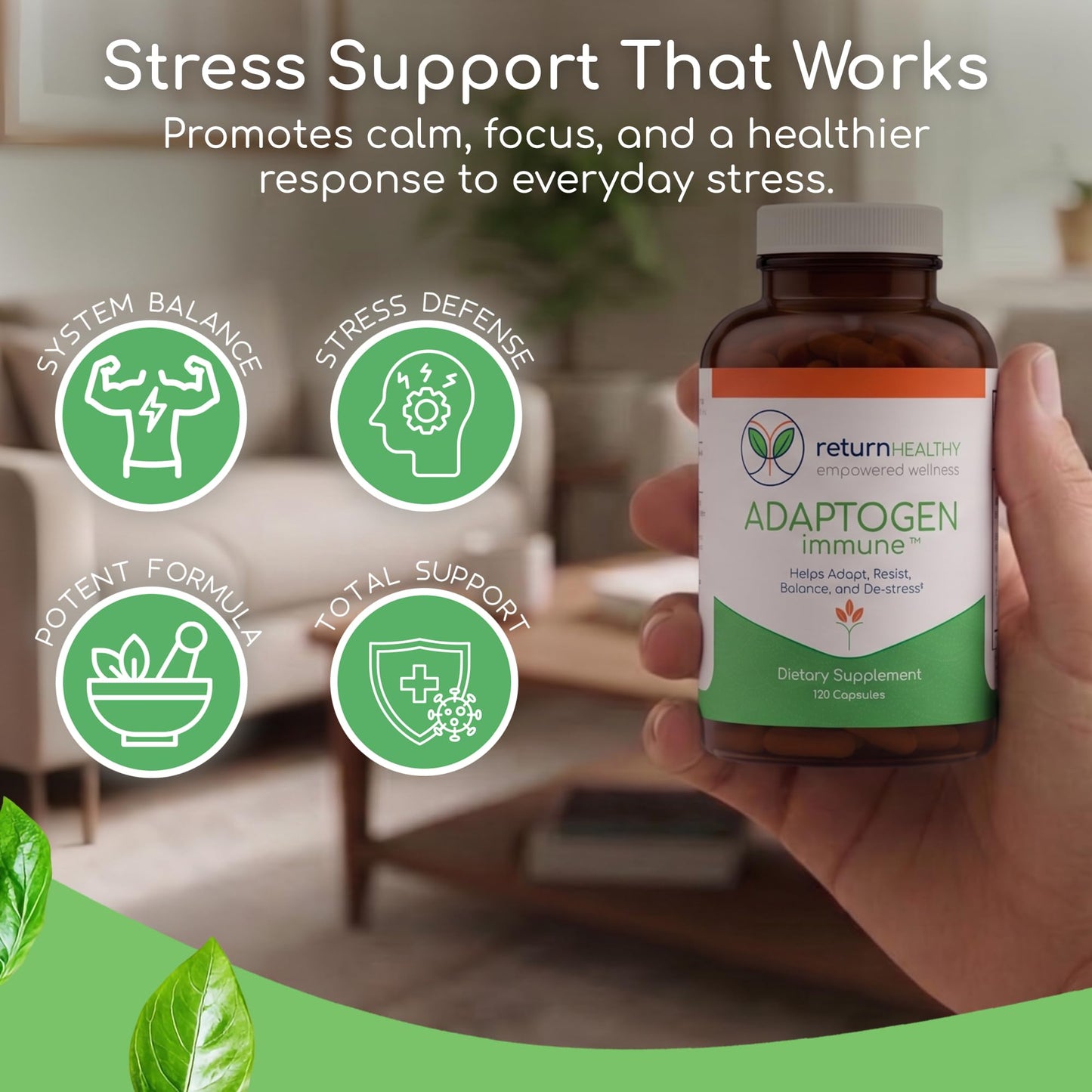 Return Healthy Adaptogen Immune Capsule, 120 Capsules