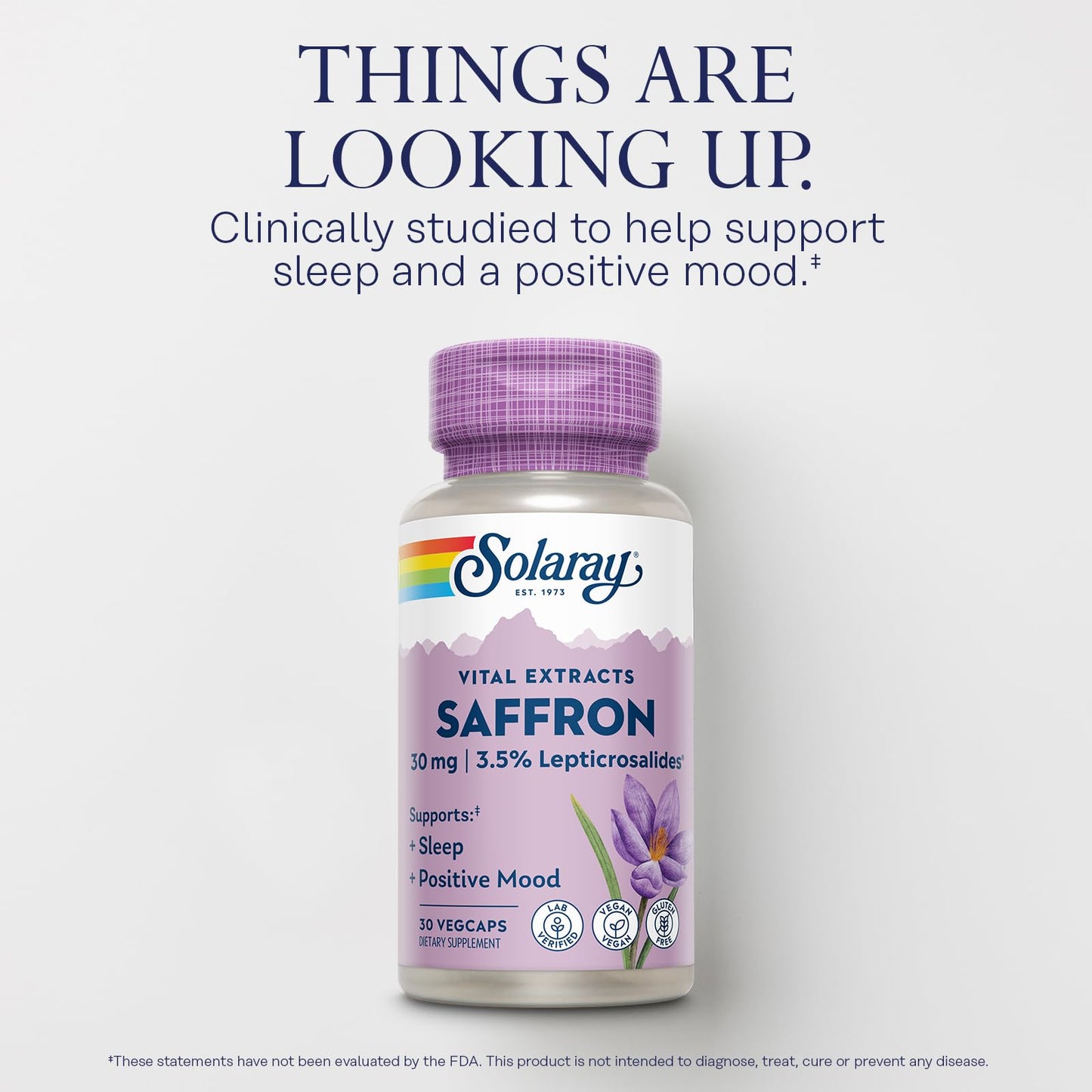 SOLARAY Saffron Extract Capsule 30 Capsules