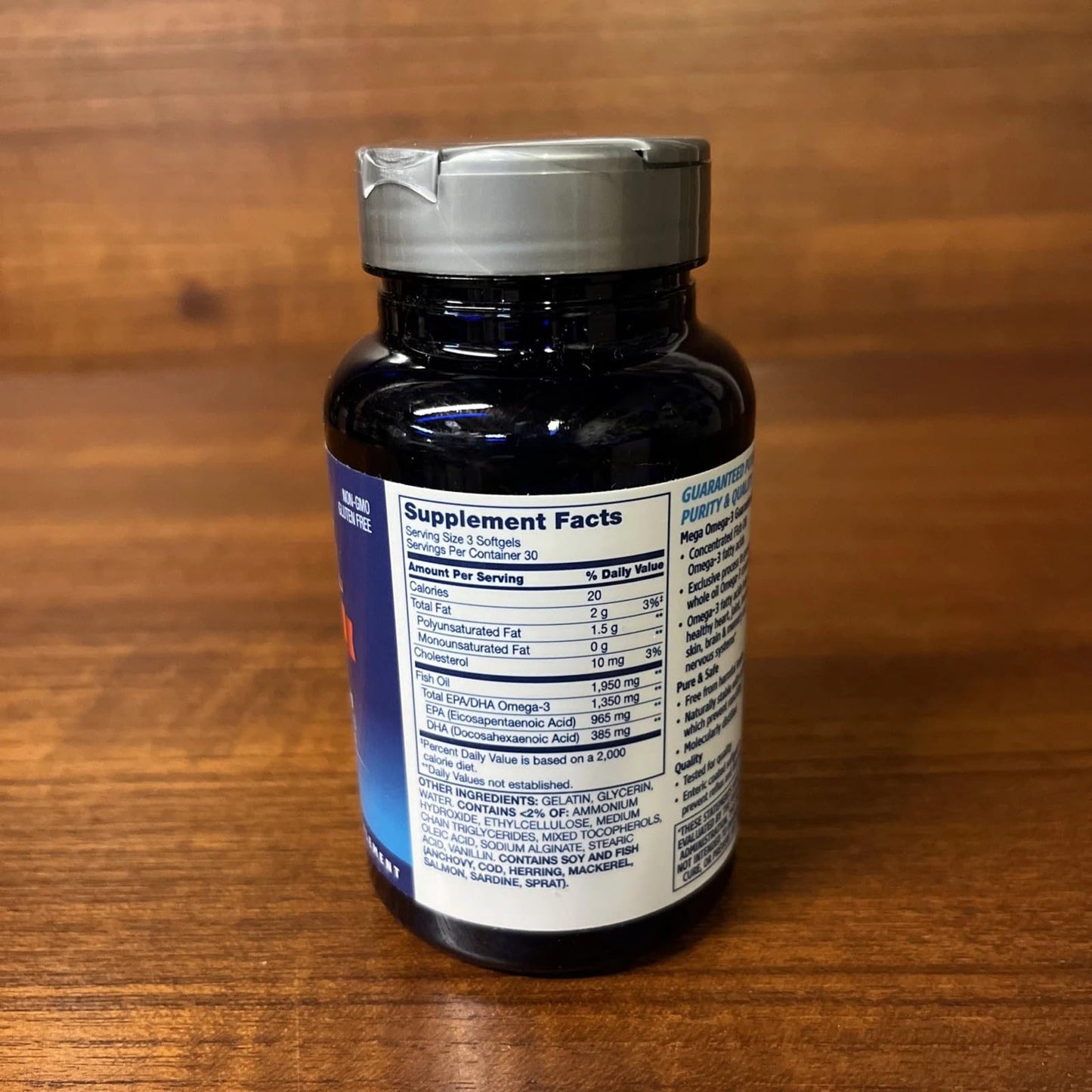 Alaska Wild Fish Oil Softgels, 180-Count