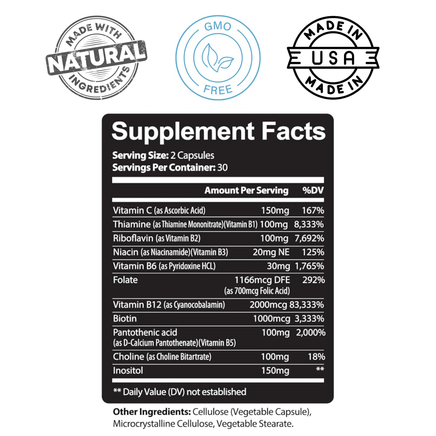Kaya Naturals B-12 Complex Capsules 120