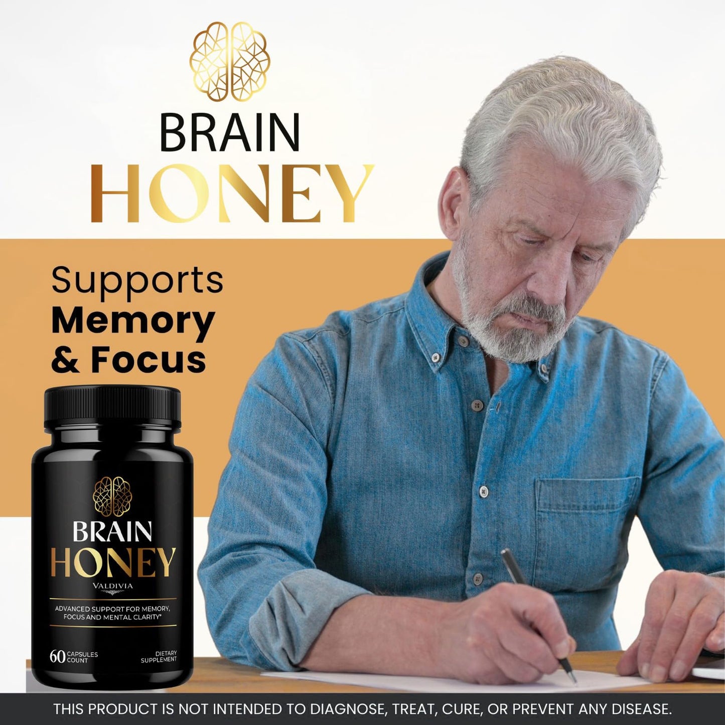Valdivia Brain Honey Capsules, 60 Capsules