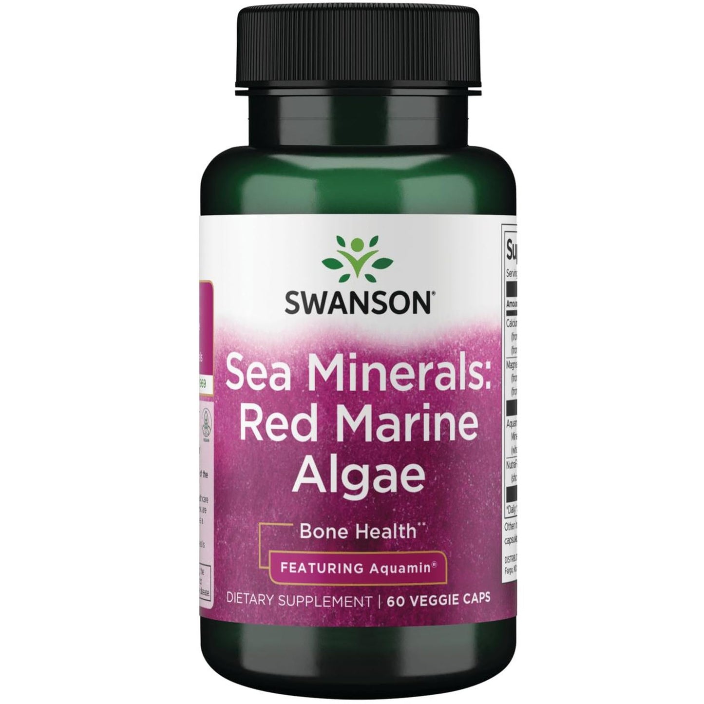 Swanson Aquamin Sea Minerals: Red Mineral Algae 60 Capsules