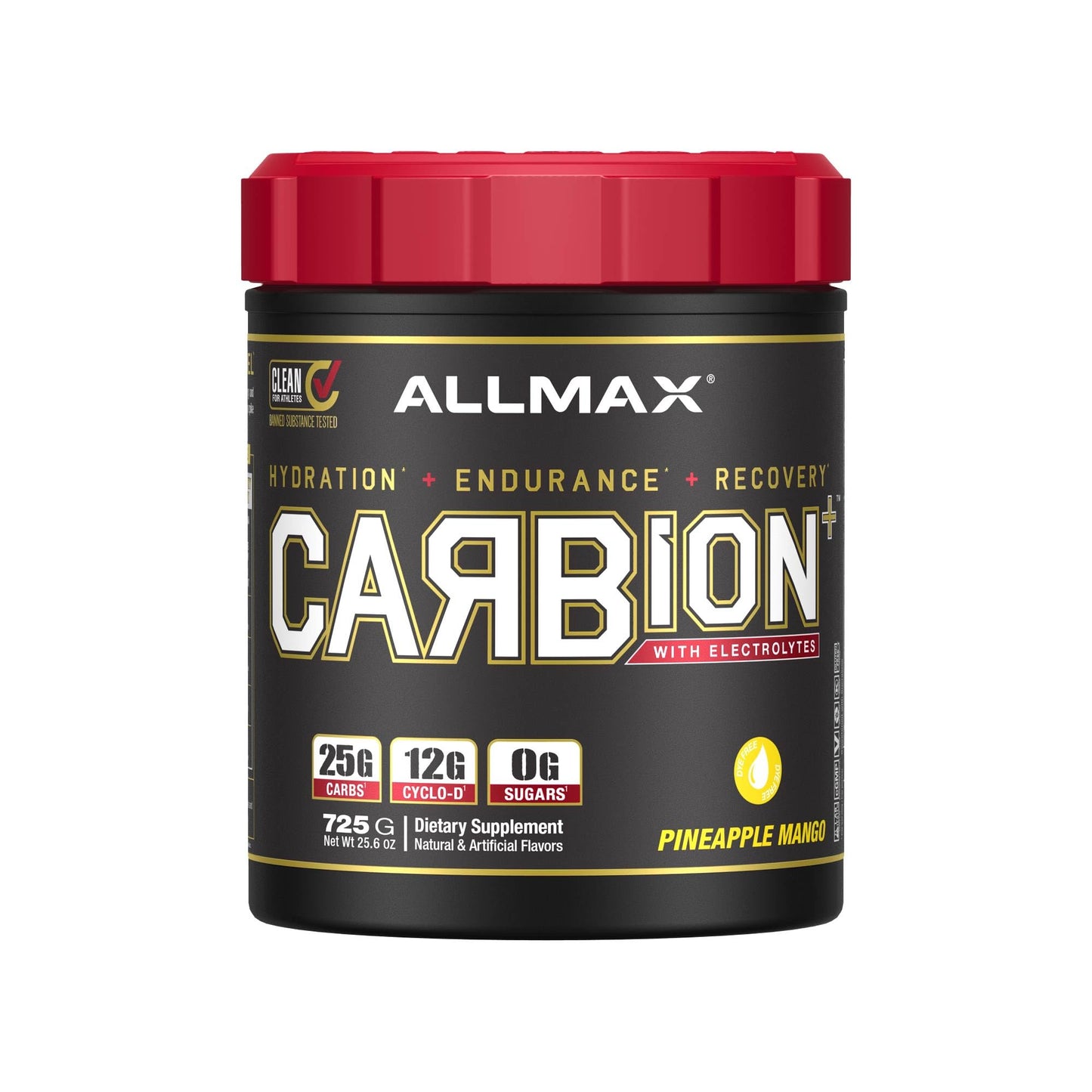 ALLMAX CARBION+ Powder, 25.6 oz