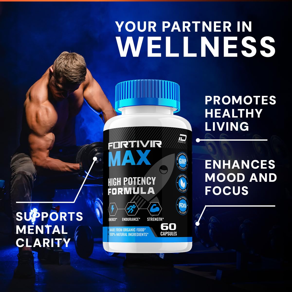 Indelo Fortivir Max Capsule 60 Capsules