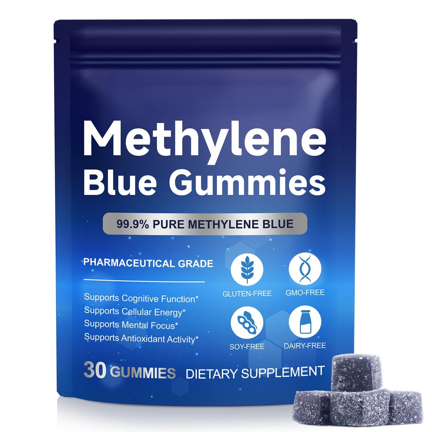 YEMFGQOE Methylene Blue Gummies 30 Count