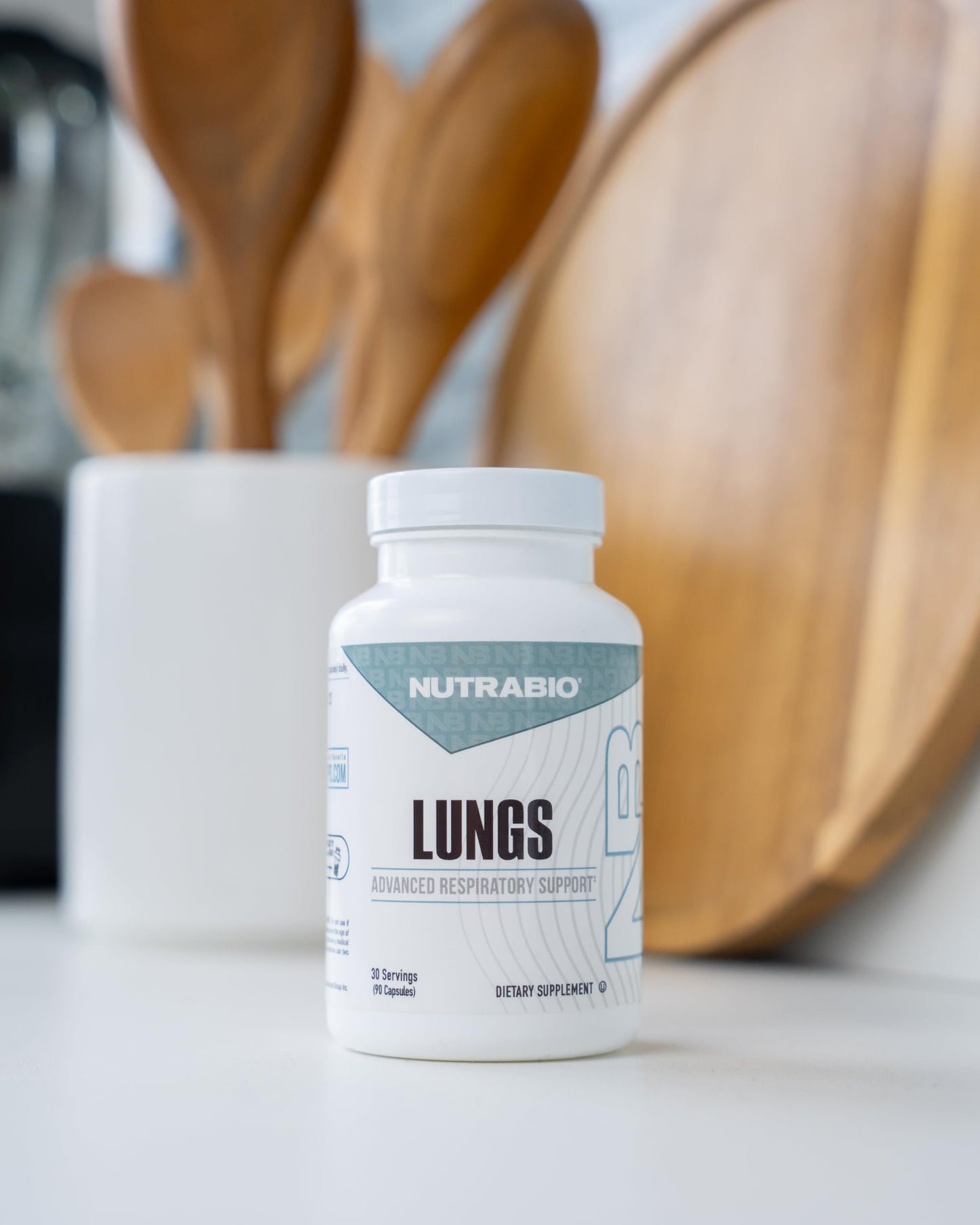 NutraBio Lungs Supplement Immuno-LP20 and Natural Extracts for Respiratory & Immune Health Capsules 90