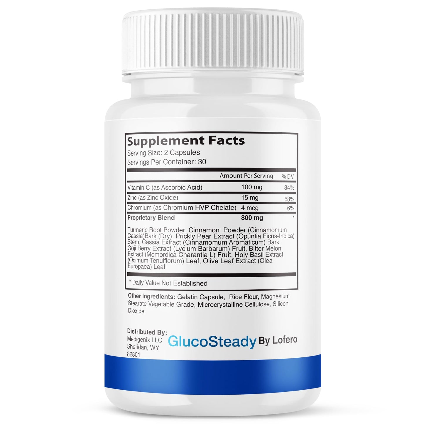 Lofero Gluco Steady Capsules, 180 Capsules