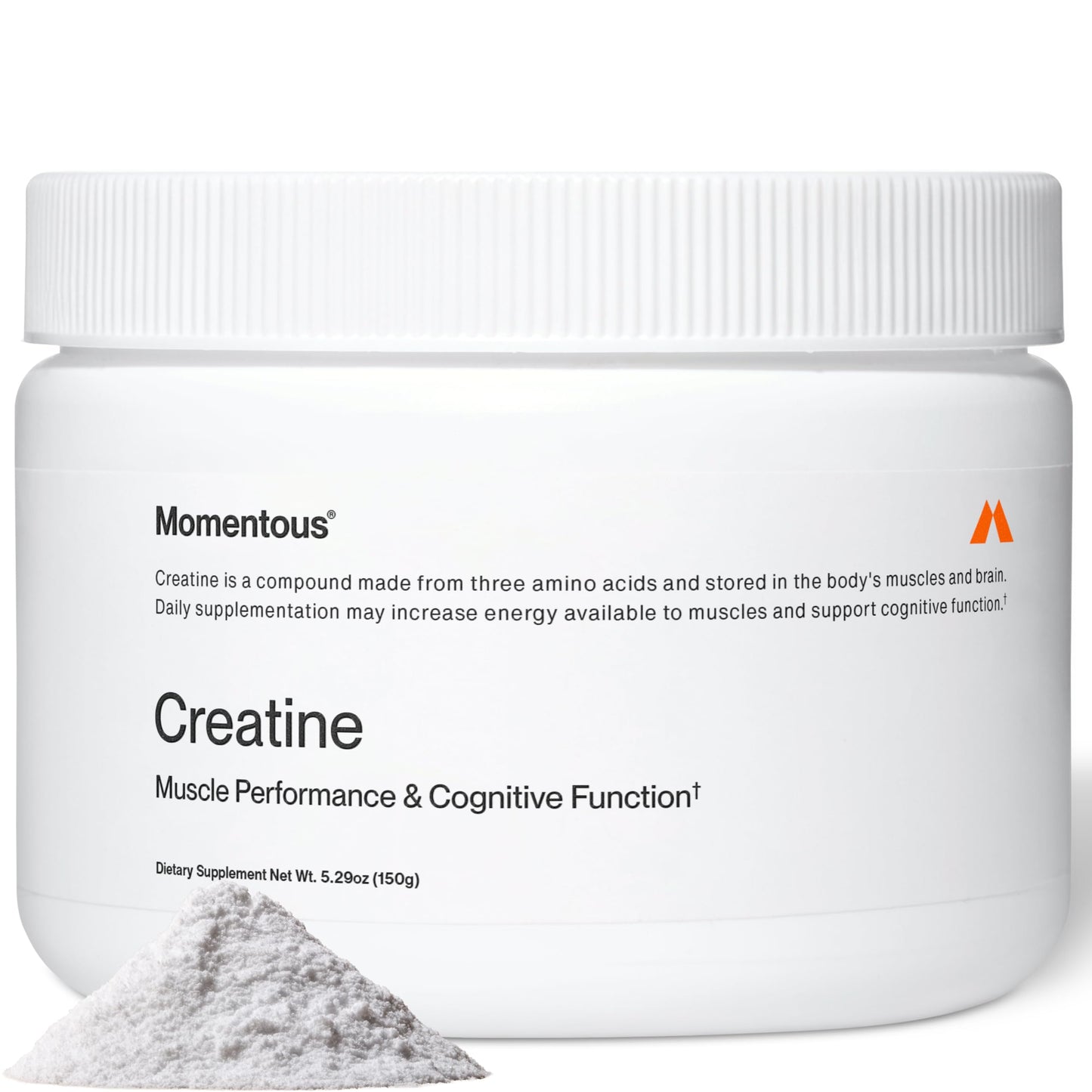 Momentous Creatine Monohydrate Powder, 30 Servings