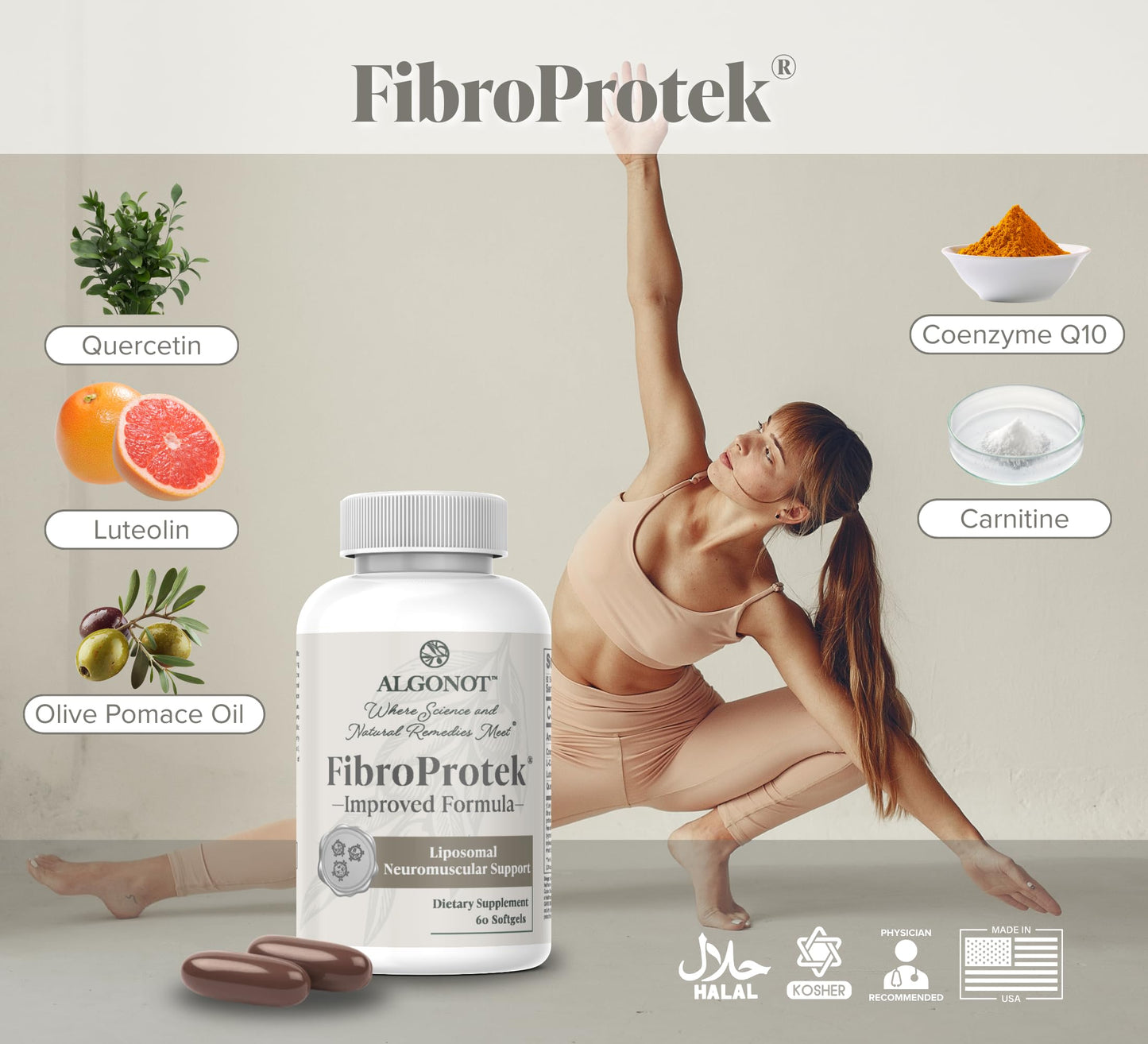 Algonot FibroProtek Softgels 60 Count