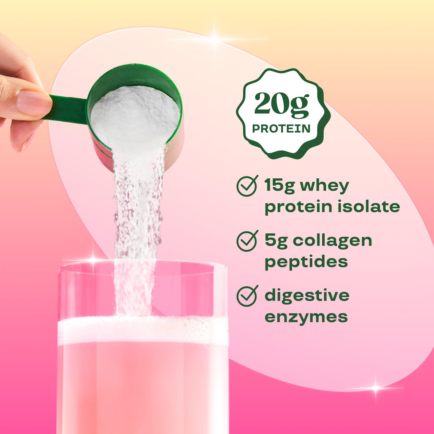 Bloom Nutrition Raspberry Lemonade Clear Protein and Mango Greens Powder Bundle