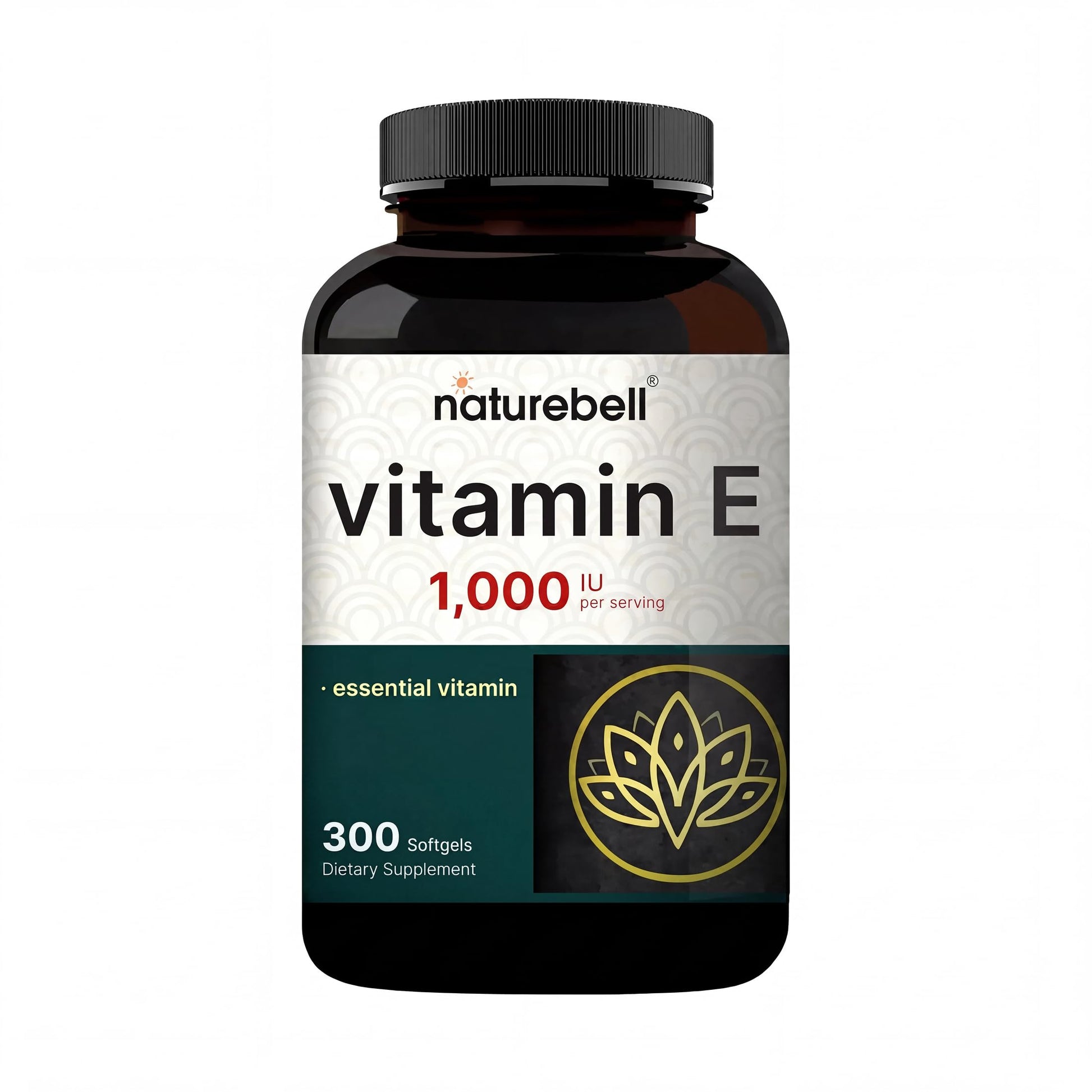 NatureBell Vitamin E 1,000 IU Softgels, 300 Softgels