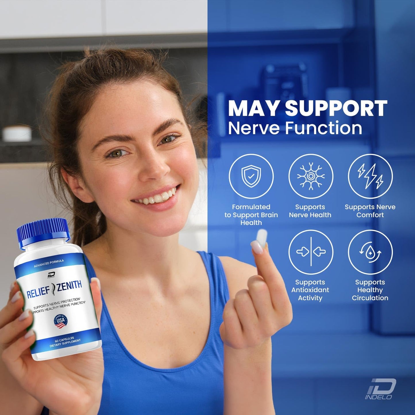 Indelo Relief Zenith Capsules 180 Capsules