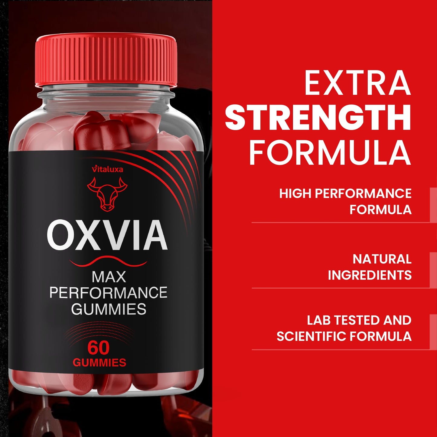 Vitaluxa Oxvia Gummies 180 Count