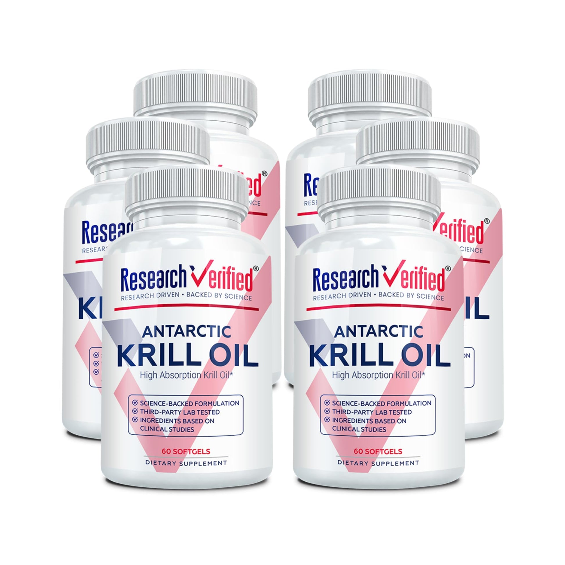 Research Verified Antarctic Krill Oil 2000mg Softgel, 360 Softgels
