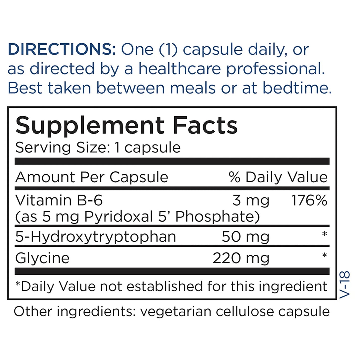 Metabolic Maintenance 5-HTP 50 mg Griffonia, 60 Capsules