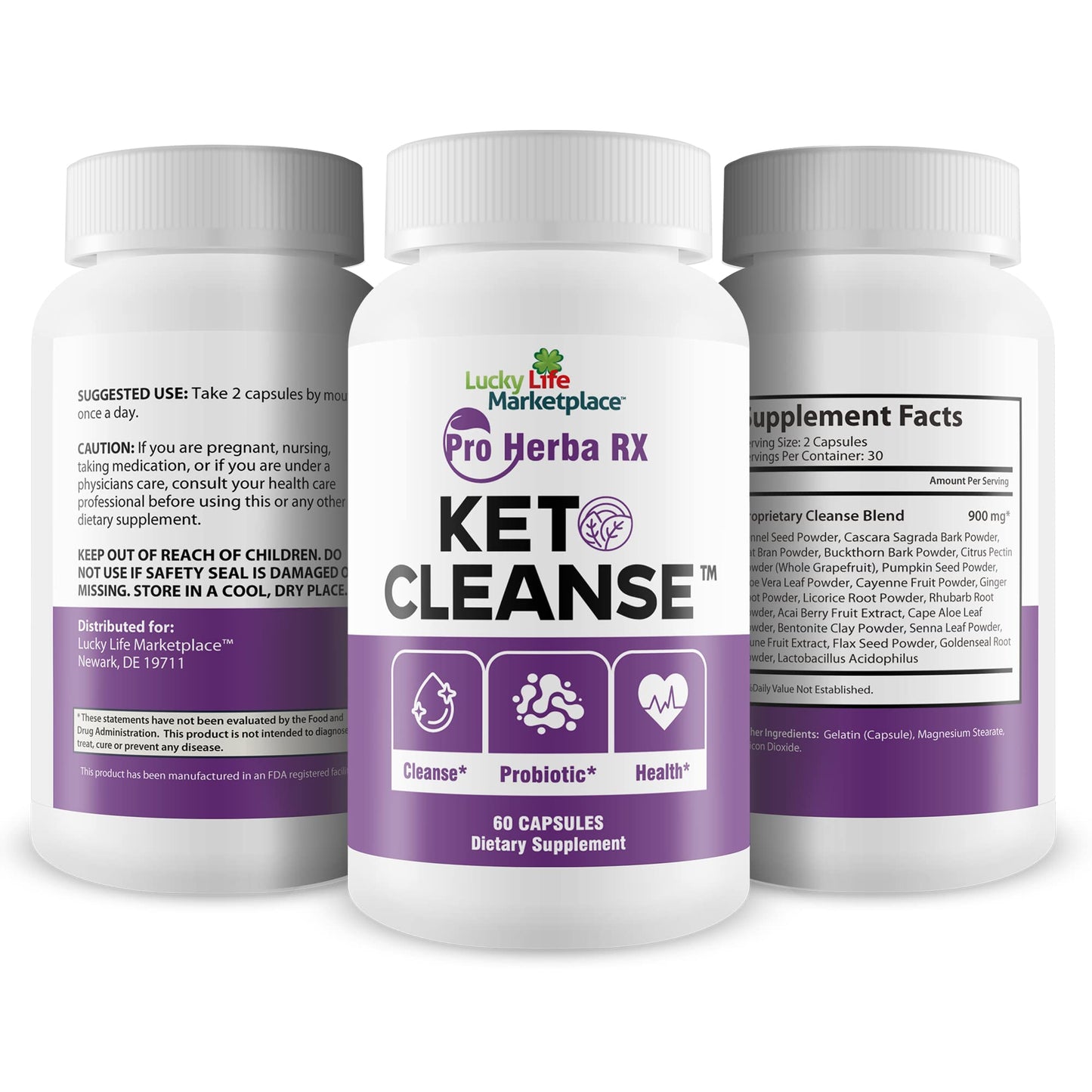 Generic Pro Herba RX Keto Cleanse Capsule, 1 Count