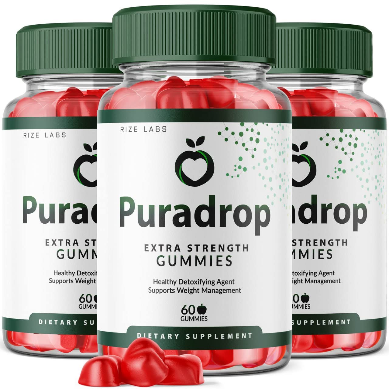 Rize Labs Puradrop Keto ACV Gummies 180 Gummies