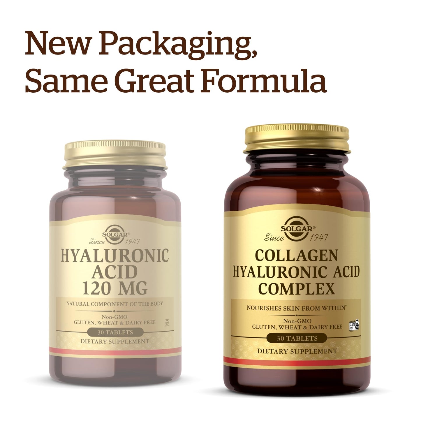 Solgar Collagen Hyaluronic Acid Complex Tablets 30