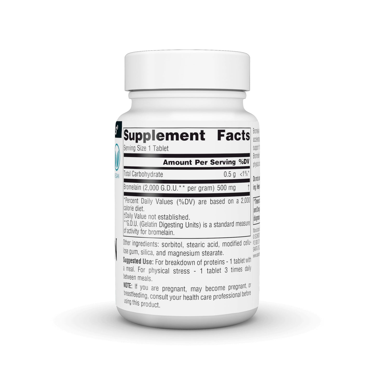 Source Naturals Bromelain Pineapple Enzyme Tablets, 30 Count