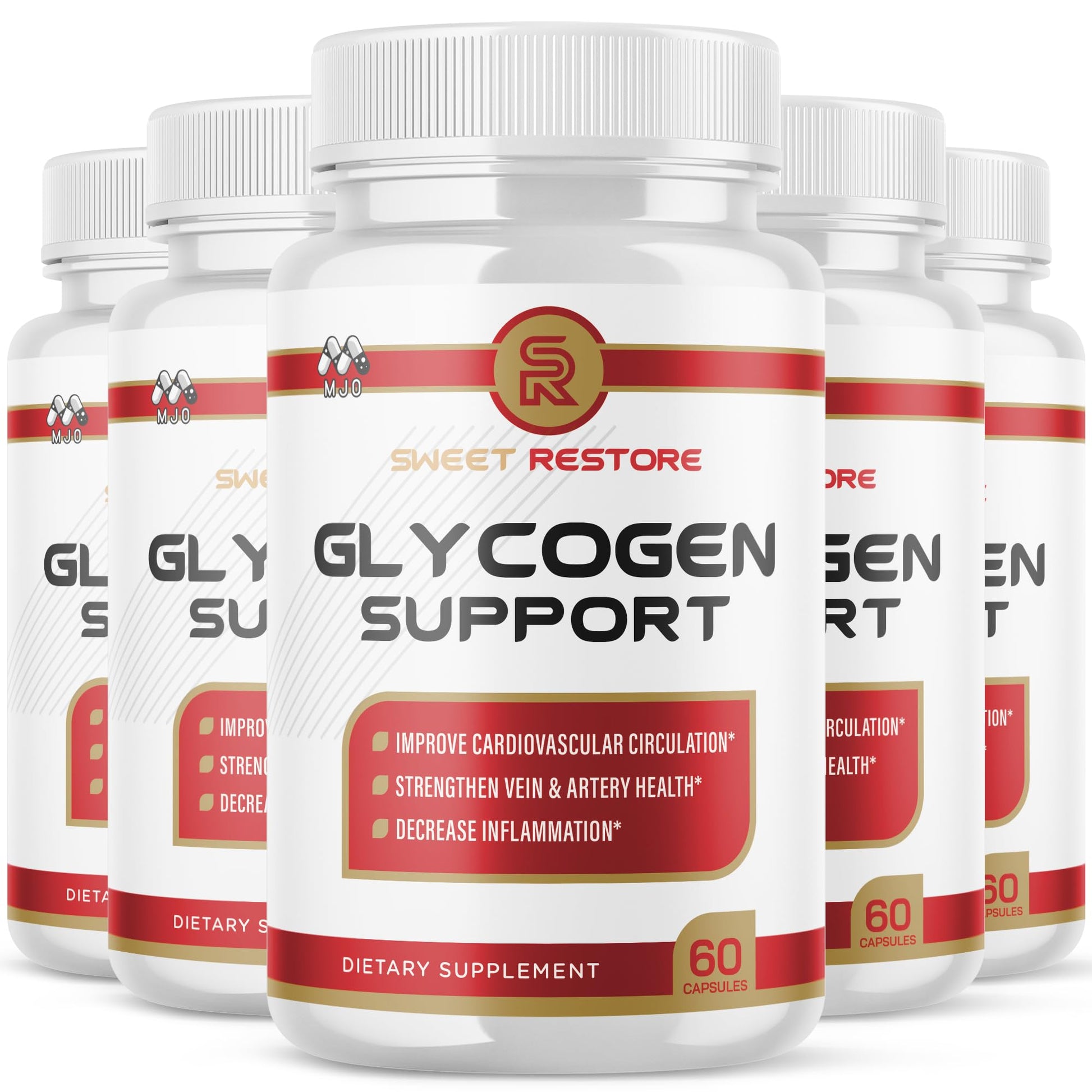 MJO Sweet Restore Glycogen Support Capsules, 300 Capsules