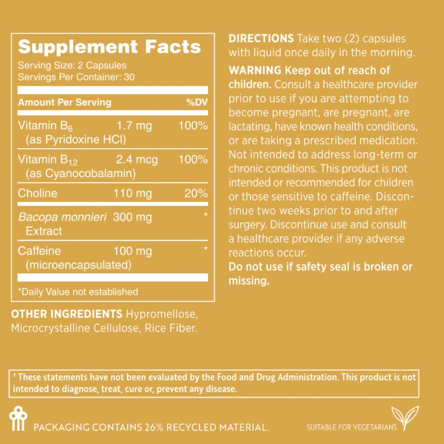 Nu Skin MYND360 Sharp Focus Capsule, 60 Capsules
