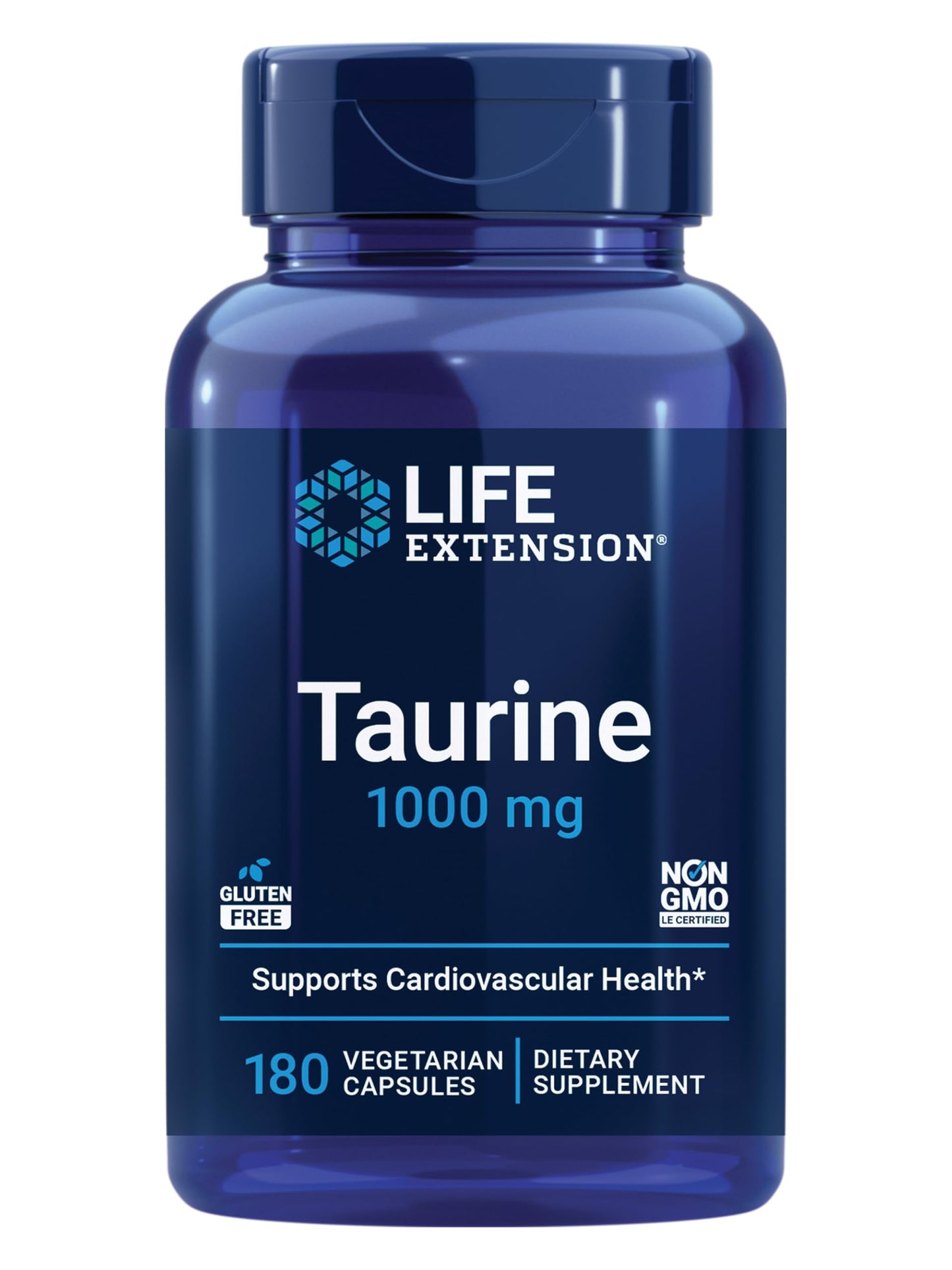 Life Extension Taurine Capsules 180 Capsules