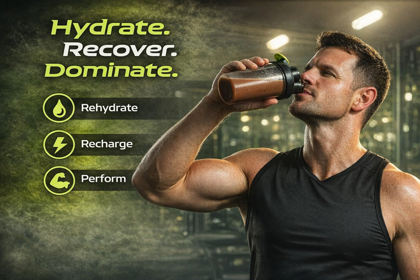 MYOTRAX Whey Protein Isolate Protein Powder with Creatine & Electrolytes, Chocolate, 15 Servings