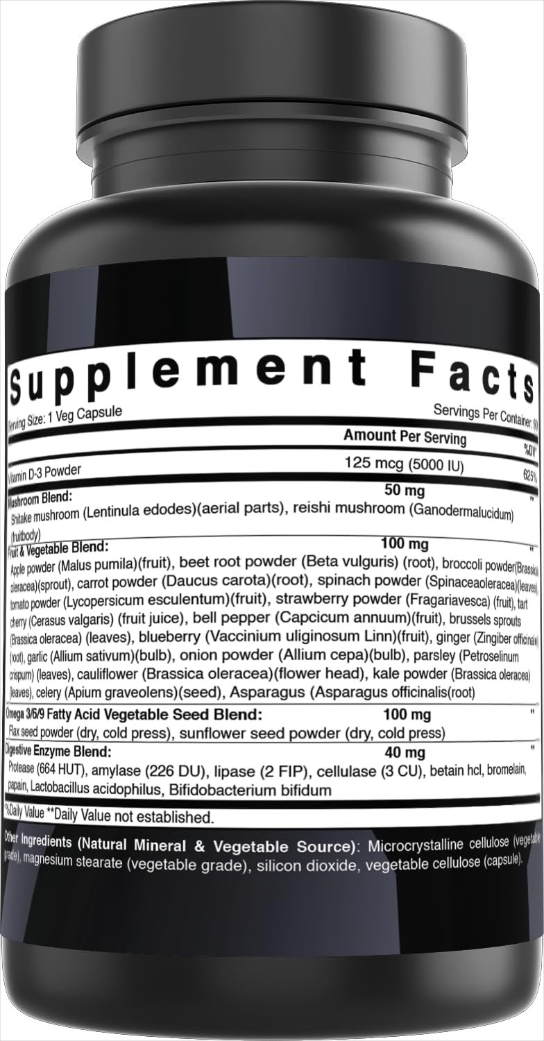 Best Naturals Day-to-Day Vitamin D 5000 IU 90 Veg Capsules