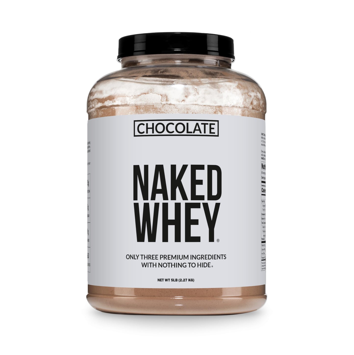 NAKED Whey Protein Powder, Chocolate, 80 Servings
