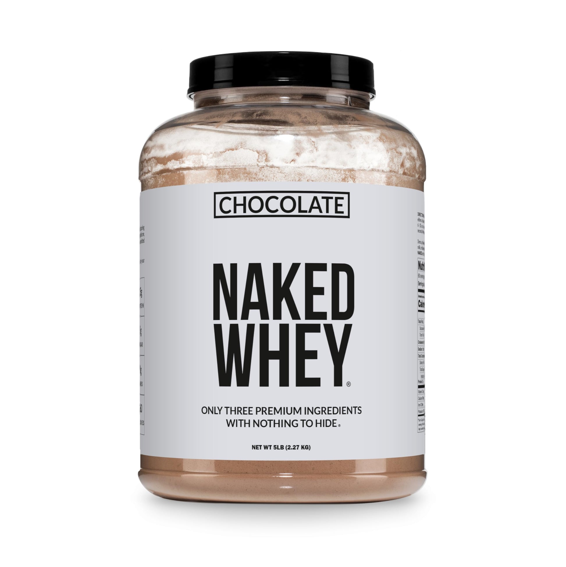 NAKED Whey Protein Powder, Chocolate, 80 Servings