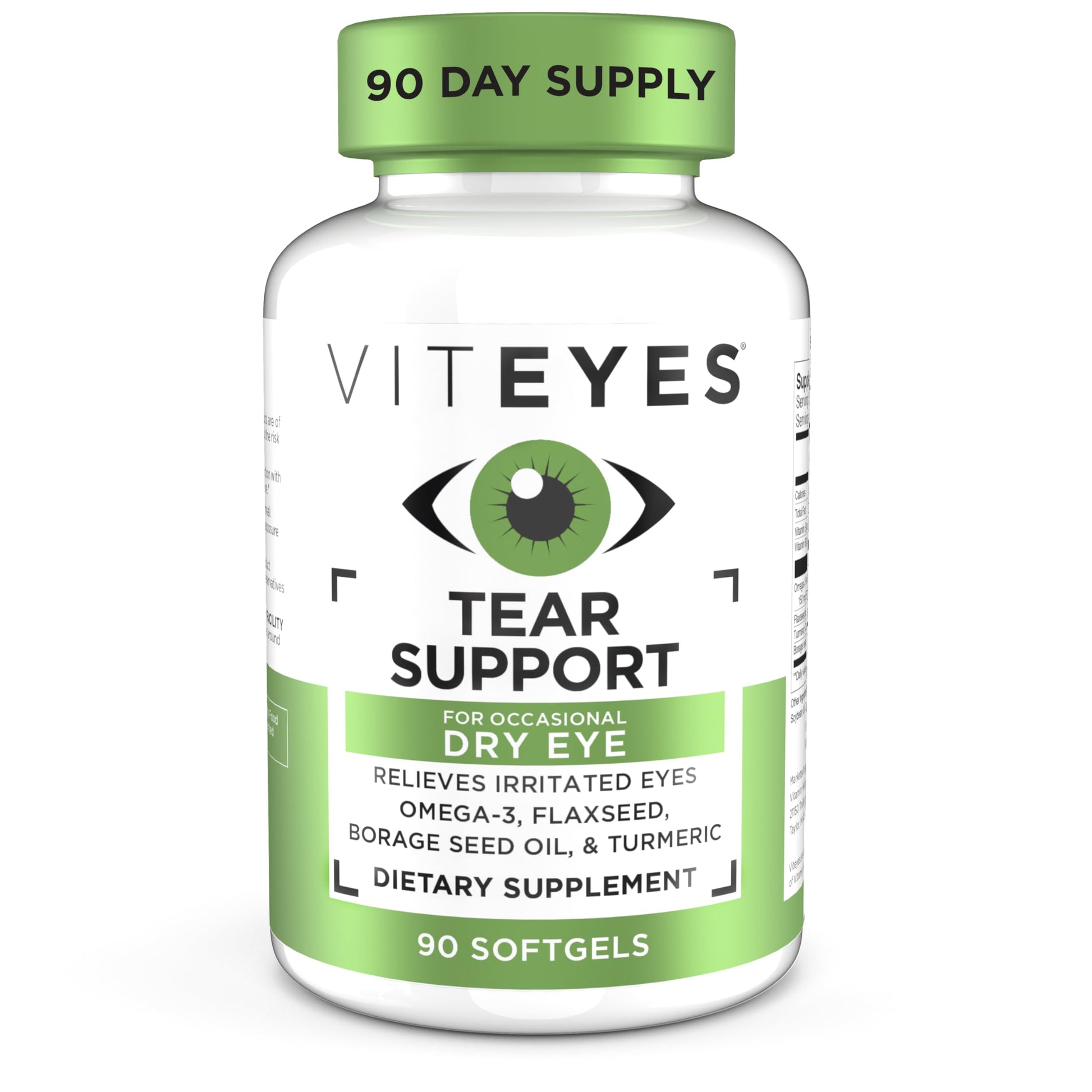 Viteyes Tear Support Eye Soothing Blend Softgels 90 Count