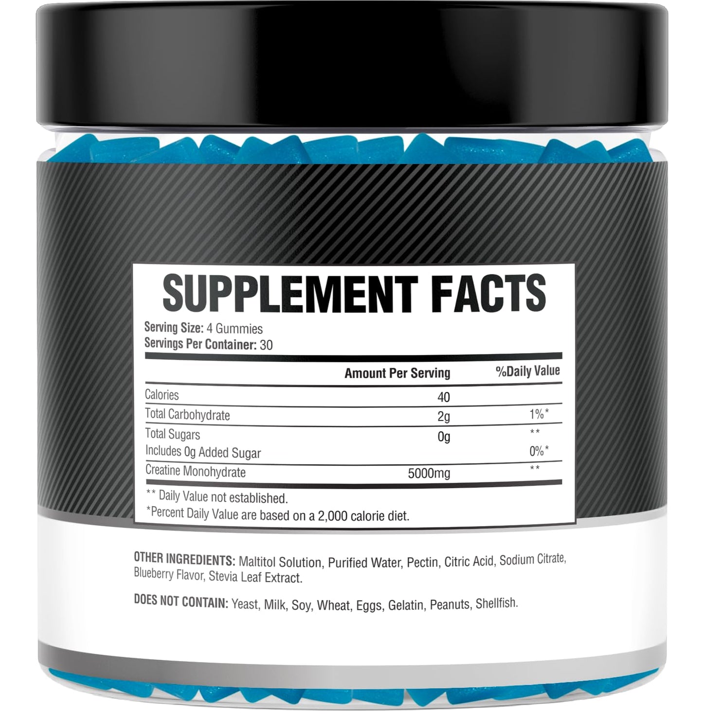 DivinusLab Creatine Monohydrate Gummies 120 Count