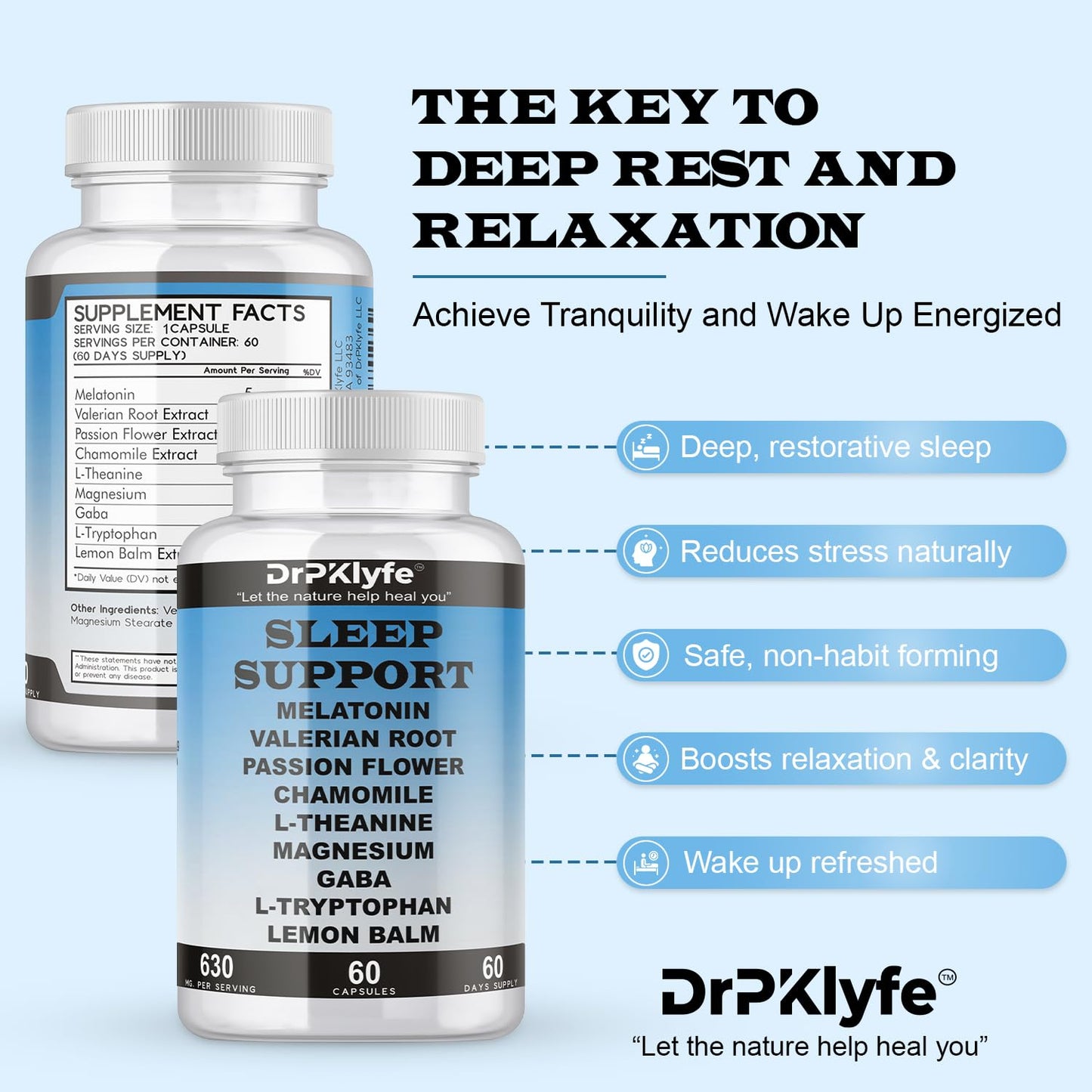 DrPKLyfe Sleep Aid 60 Capsules