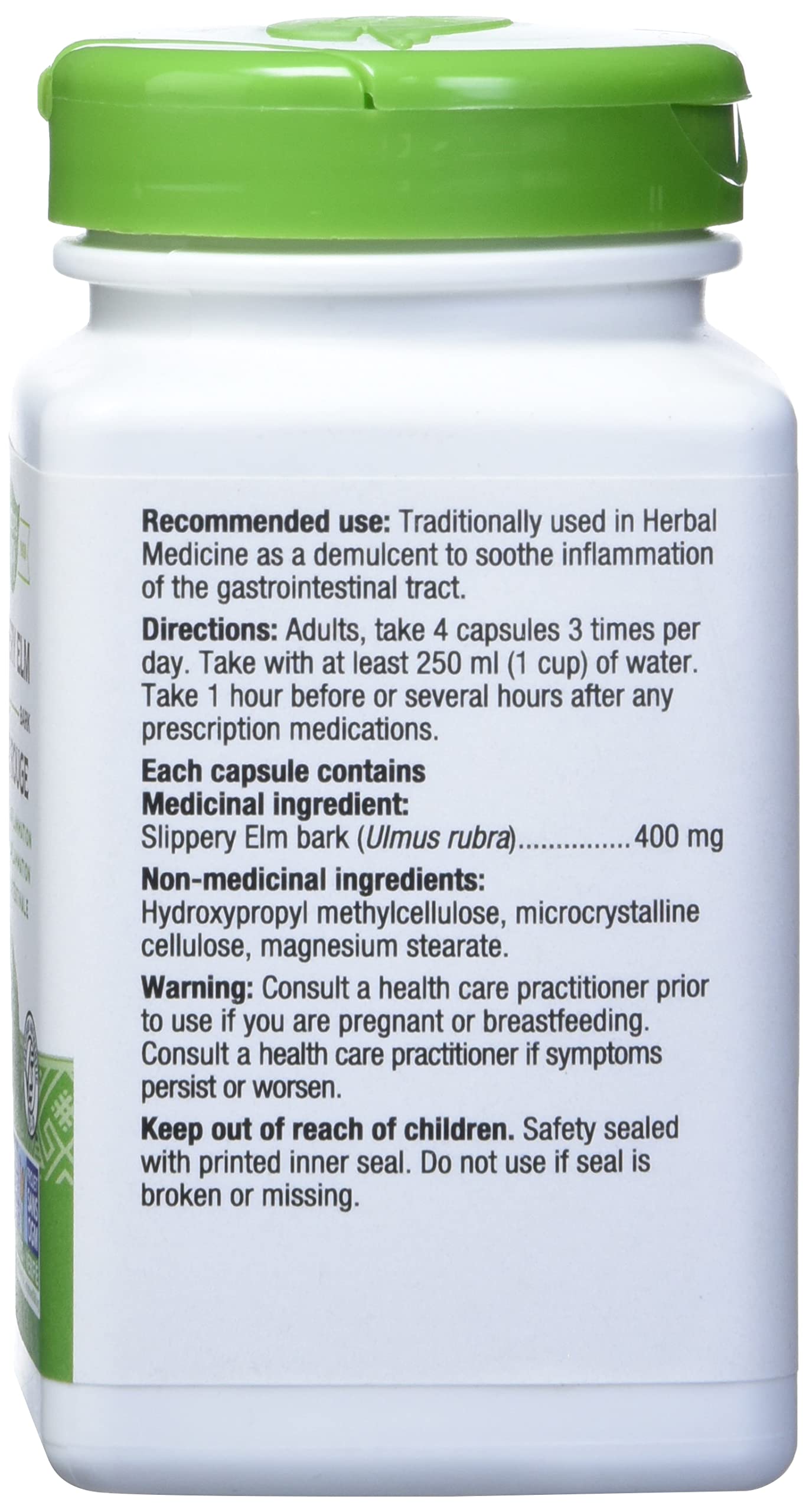 Nature's Way Slippery Elm Bark 200 Capsules