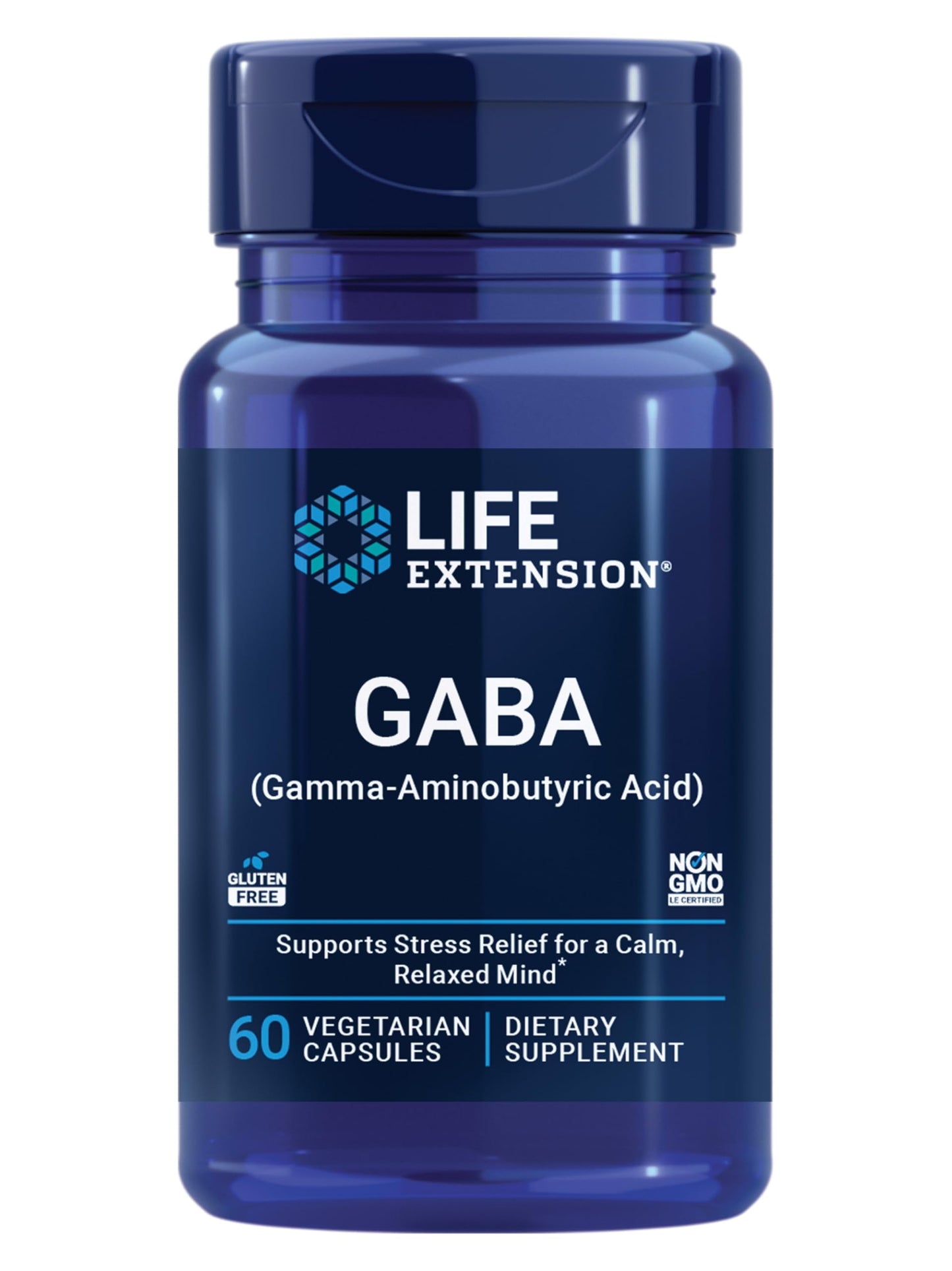 Life Extension GABA Capsules, 60 Count